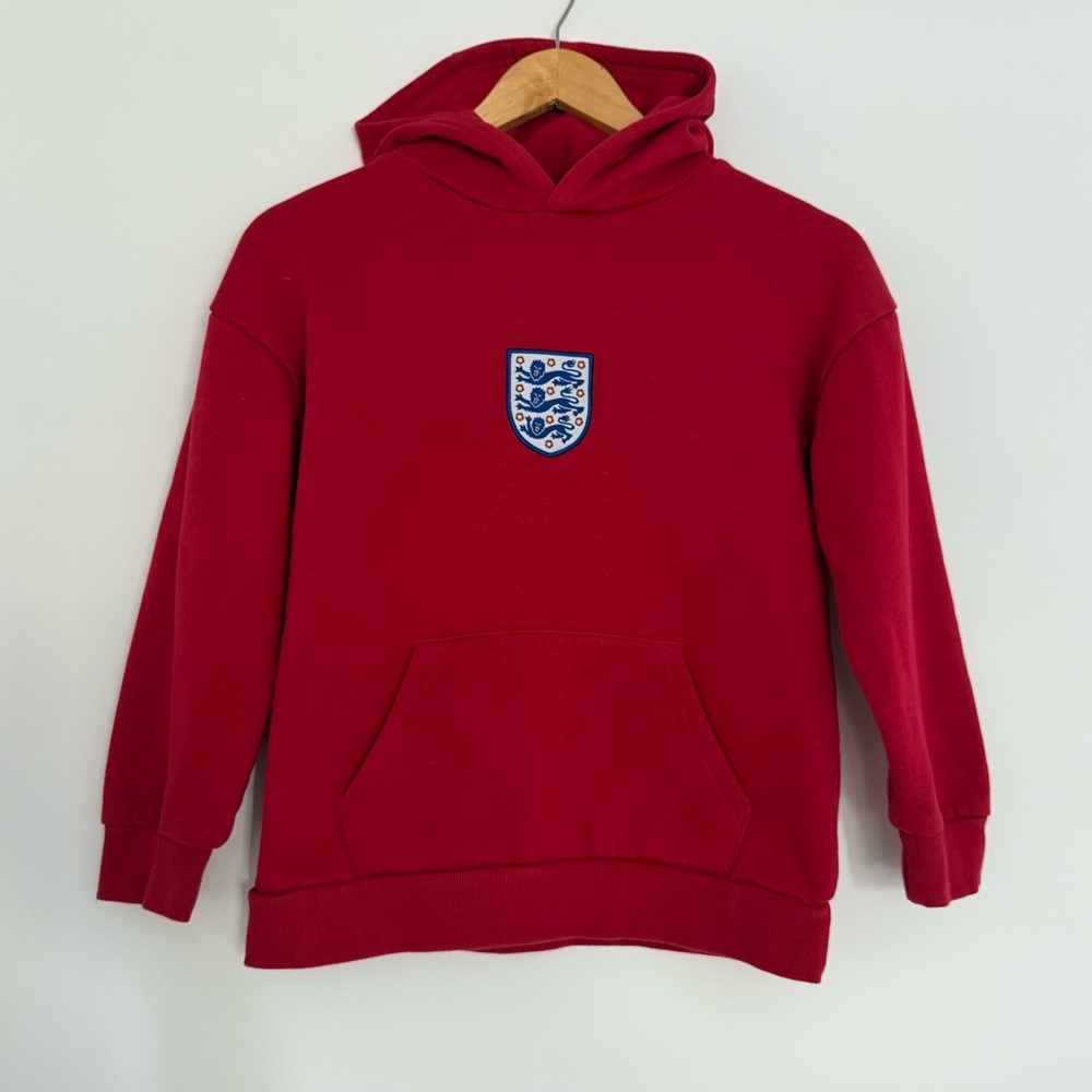 ENGLAND SOCCER HOODIE SWEATSHIRT AGE 8/9
